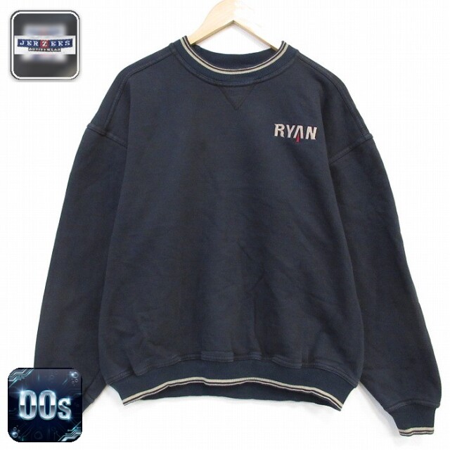 【50%OFF】00s 長袖スウェット RYAN ブラック XL | 古着