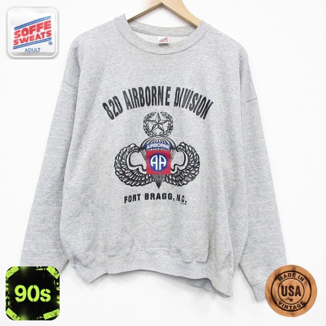 【50%OFF】90s 長袖スウェット ミリタリー グレー XL | 古着