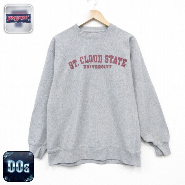 【50%OFF】ジャンスポーツ 00s 長袖スウェット CLOUD グレー L | 古着