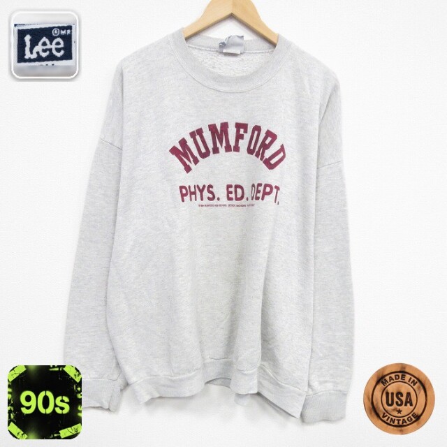 【50%OFF】90s 長袖スウェット MUMFORD グレー XL | 古着