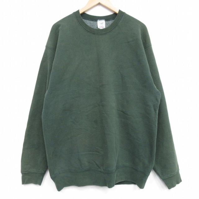 【20%OFF】90s 長袖スウェット グリーン L | 古着
