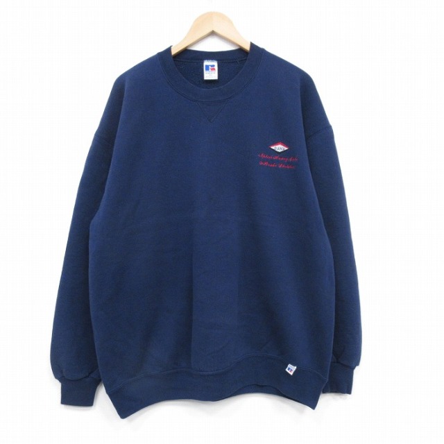 ラッセル 90s 長袖スウェット DANA ネイビー XL | 古着