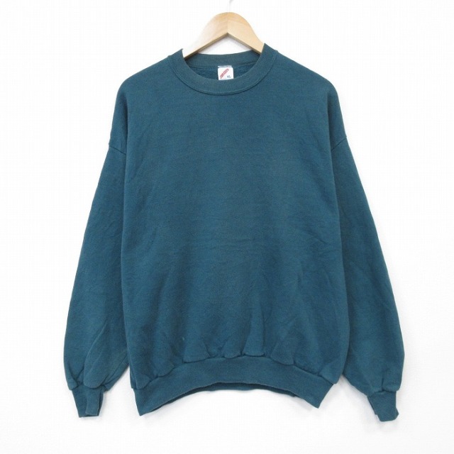 ジャージーズ 90s 長袖スウェット ブルー XL | 古着