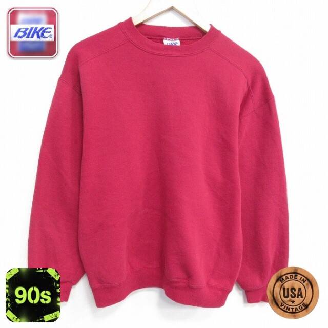 【50%OFF】90s 長袖スウェット レッド M | 古着