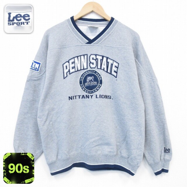 【50%OFF】リー 90s 長袖スウェット PENN グレー L | 古着