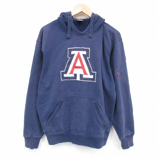 【20%OFF】ナイキ 00s 長袖パーカー アリゾナ ネイビー XL | 古着