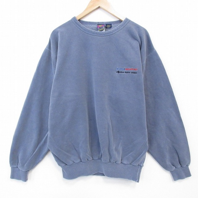 00s 長袖スウェット ネイビー XL | 古着