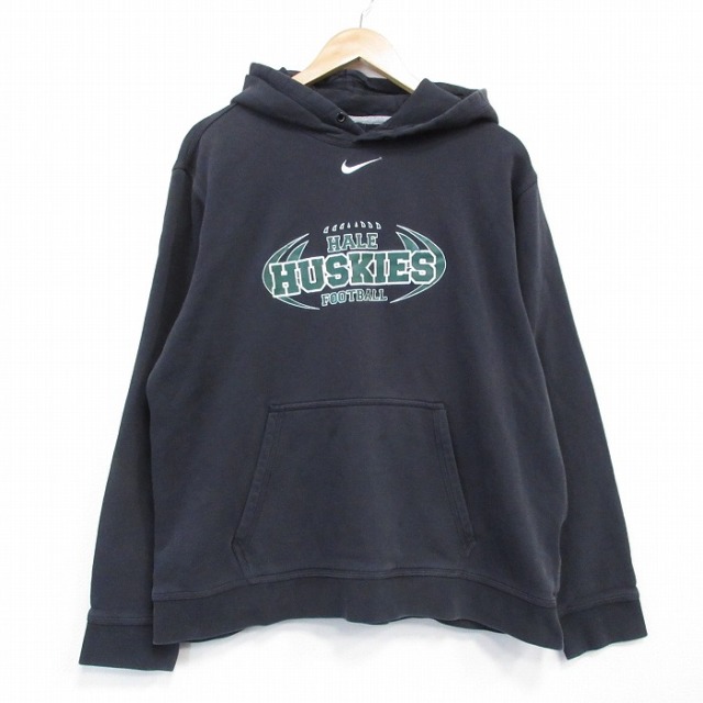 【20%OFF】ナイキ 長袖パーカー ハスキーズ ブラック XL | 古着