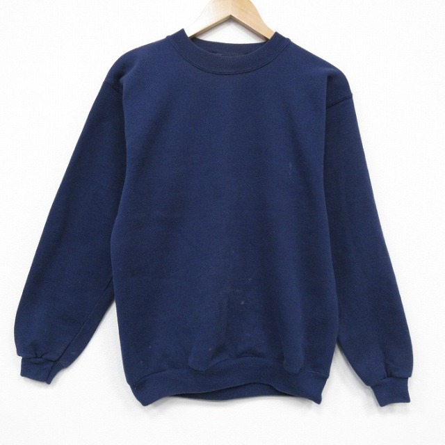 ヘインズ 90s 長袖スウェット ネイビー S | 古着