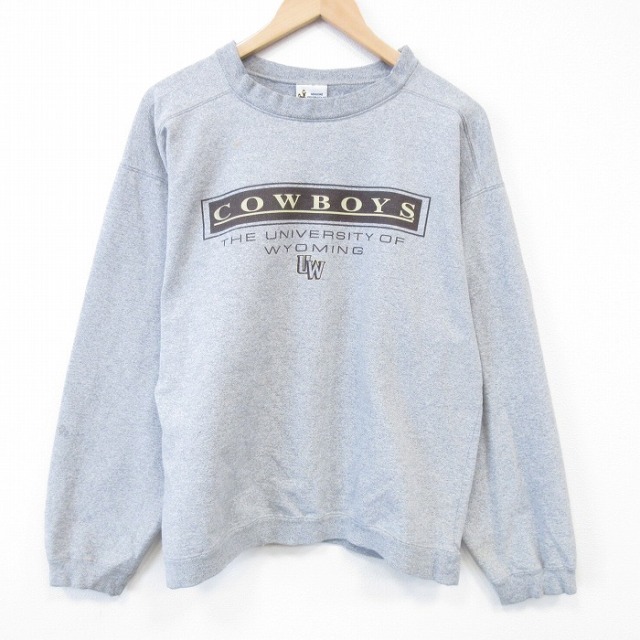 【20%OFF】00s 長袖スウェット カウボーイズ グレー L | 古着