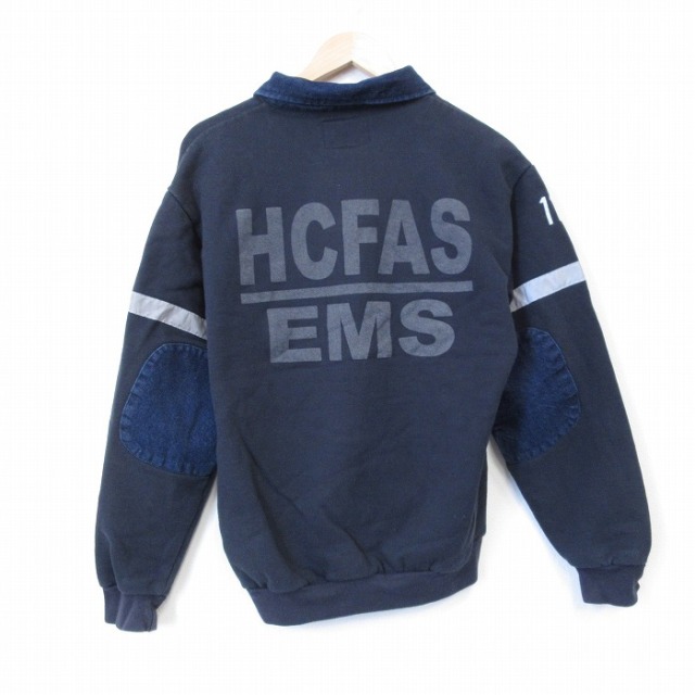 【20%OFF】EMS 90s ハーフジップスウェット EMS ブラック L | 古着