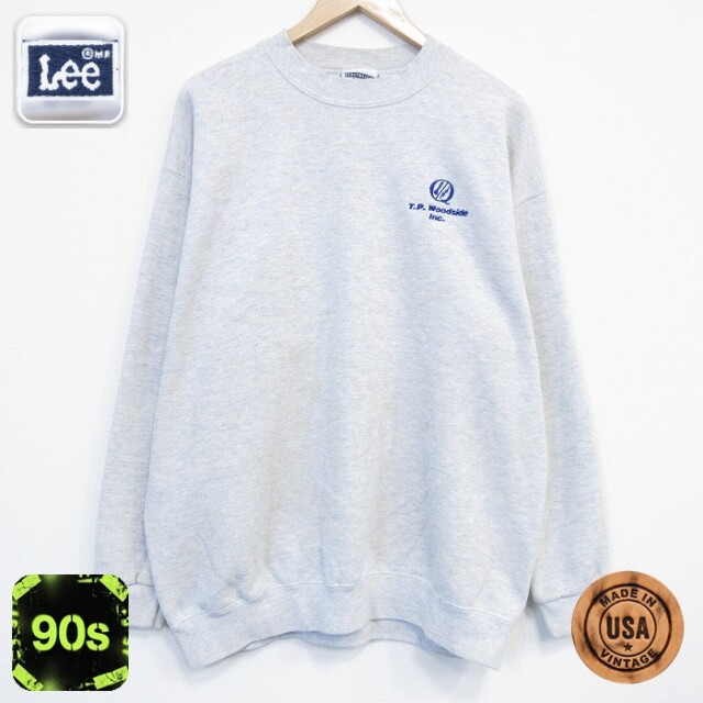 【50%OFF】リー 90s 長袖スウェット Woodside グレー XL | 古着