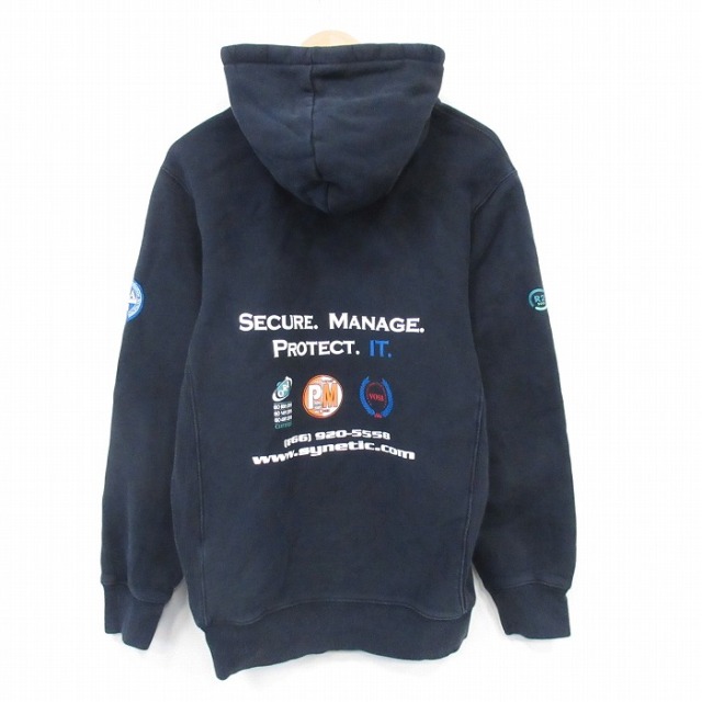 【20%OFF】SECURE 長袖パーカー ブラック L | 古着