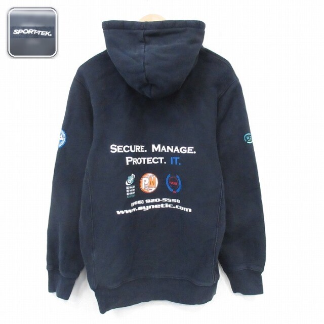 SECURE 長袖パーカー ブラック L | 古着