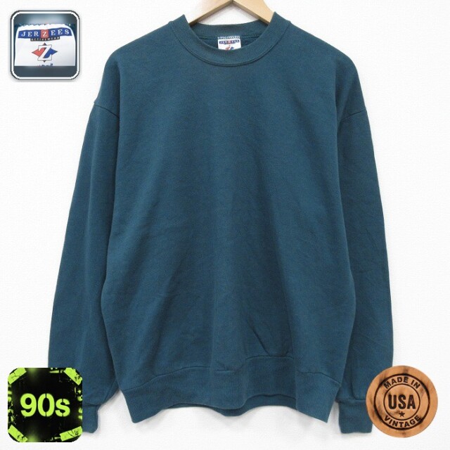 ジャージーズ 90s 長袖スウェット グリーン L | 古着