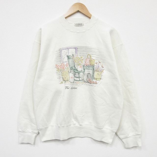 【20%OFF】フルーツオブザルーム 90s 長袖スウェット The Codge ホワイト L | 古着