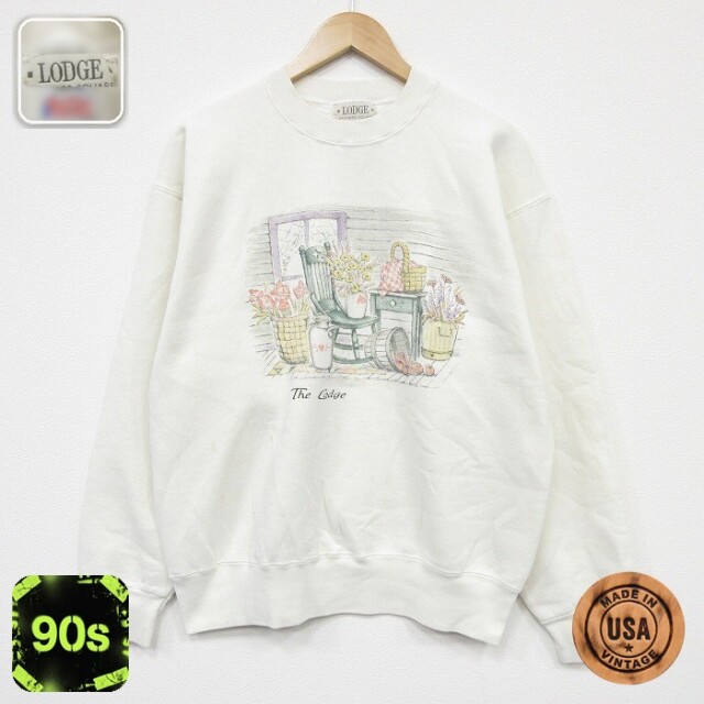 【50%OFF】フルーツオブザルーム 90s 長袖スウェット The Codge ホワイト L | 古着