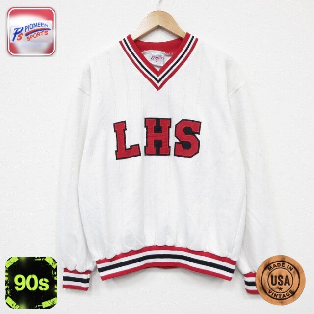 【50%OFF】90s 長袖スウェット ホワイト L | 古着