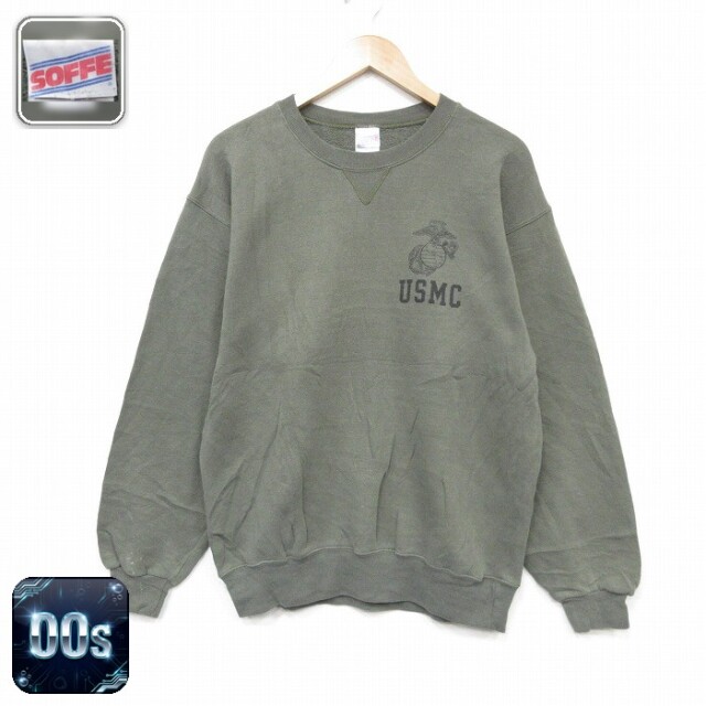 【50%OFF】00s 長袖スウェット USMC グリーン M | 古着