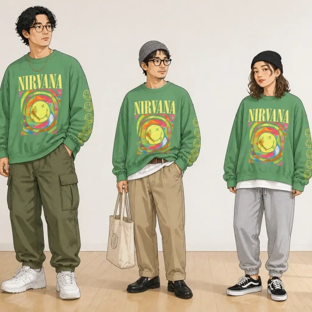 古着通販 XL☆古着 長袖 スウェット メンズ 大きいサイズ クルーネック
