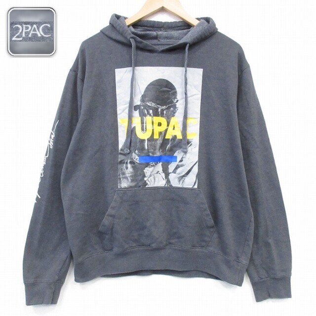 【50%OFF】長袖スウェットパーカー 霜降り グレー XL | 古着