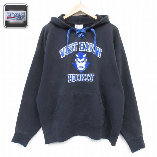 【50%OFF】長袖スウェットパーカー ブラック XL | 古着