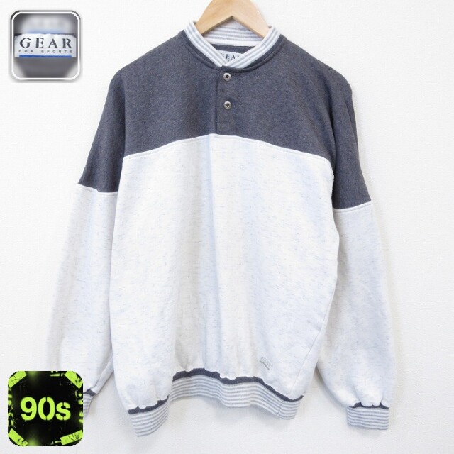 【50%OFF】90s 長袖スウェット 霜降り グレー L | 古着