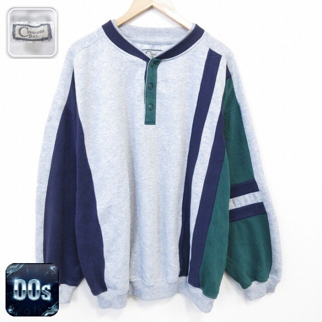 【50%OFF】00s 長袖スウェット 霜降り グレー XL | 古着