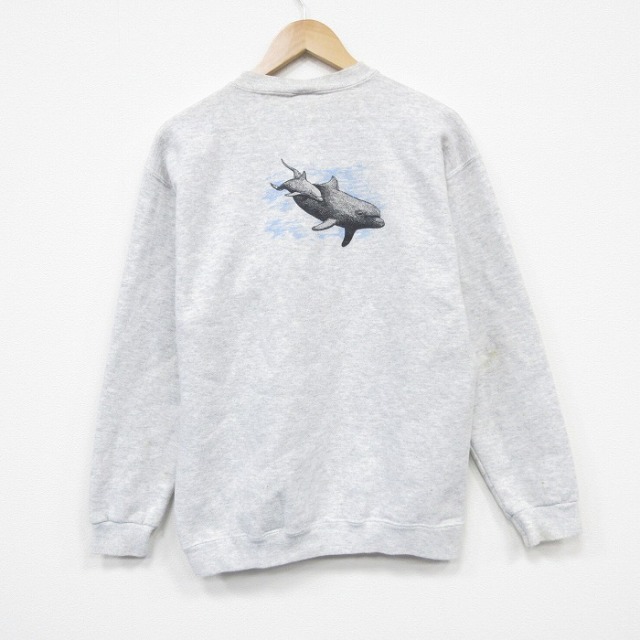 RADWIMPS 20周年　特別展 コラージュ スウェット グレー　XLサイズ 古着通販 M☆古着 長袖 スウェット メンズ クルーネック 薄グレー 霜降り