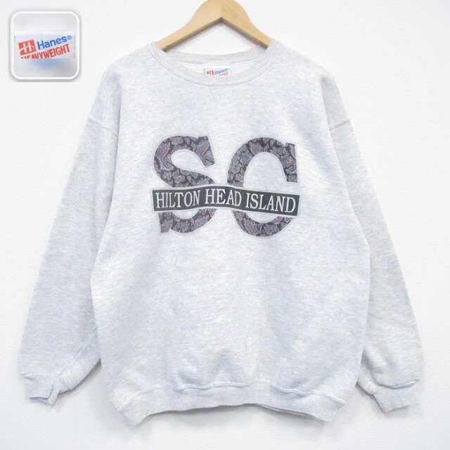 【50%OFF】長袖スウェット 霜降り グレー L | 古着