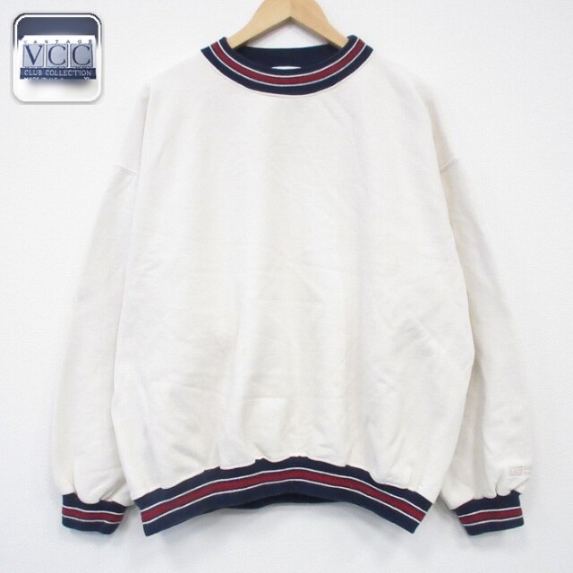 【50%OFF】長袖スウェット 生成り XL | 古着