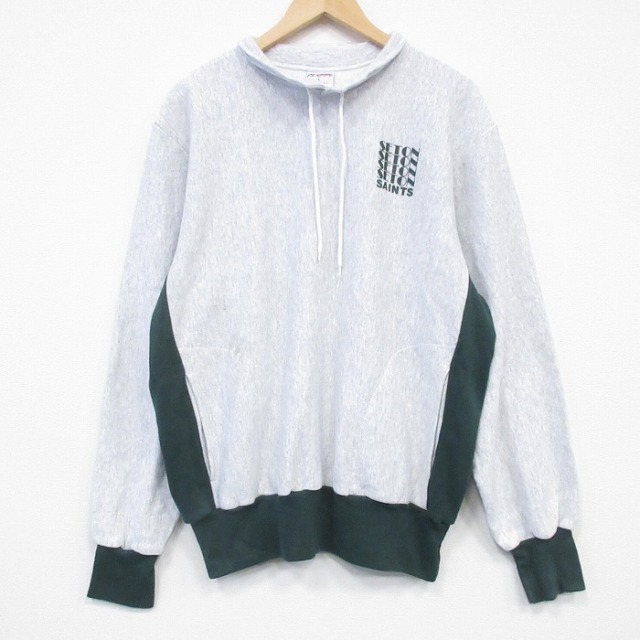 長袖スウェット 霜降り グレー XL | 古着