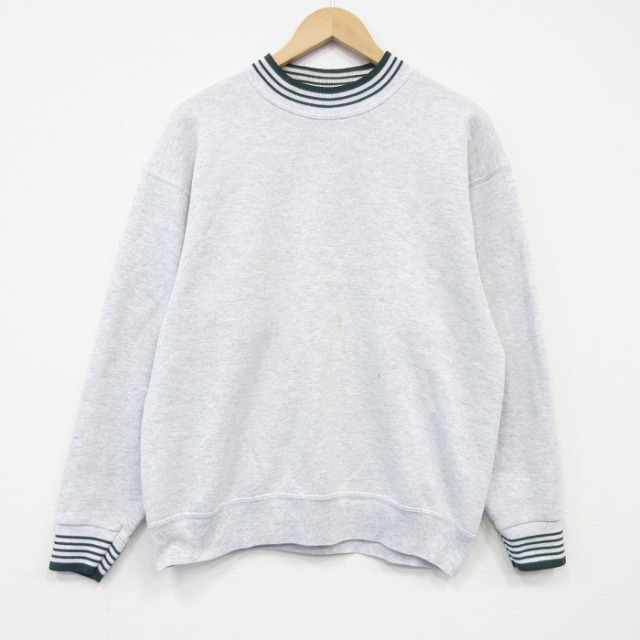 【20%OFF】長袖スウェット 霜降り グレー L | 古着