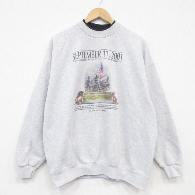長袖スウェット グレー XL | 古着