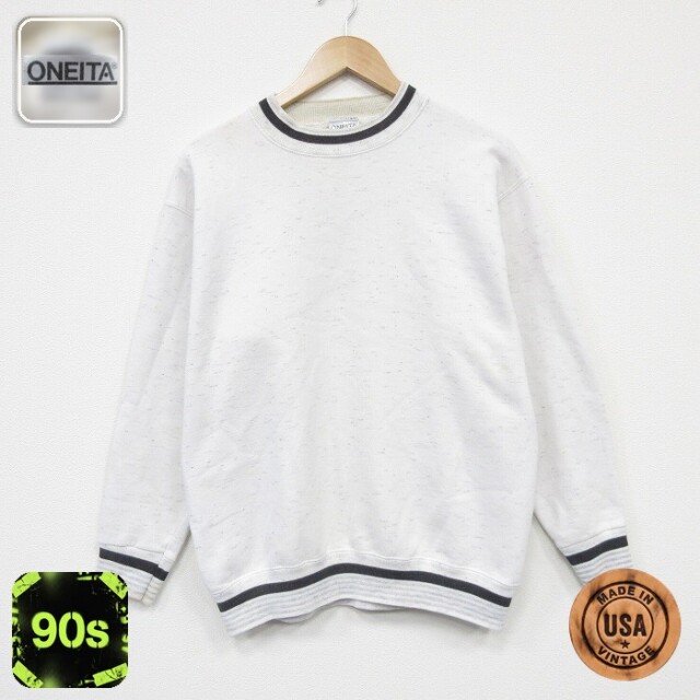 【50%OFF】オニータ 90s 長袖スウェット グレー L | 古着