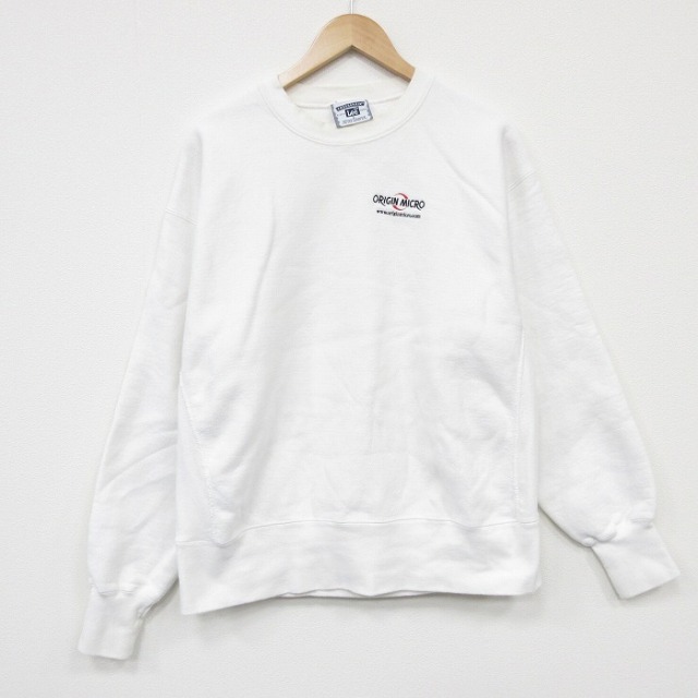 リー 00s 長袖スウェット ORIGIN ホワイト XL | 古着
