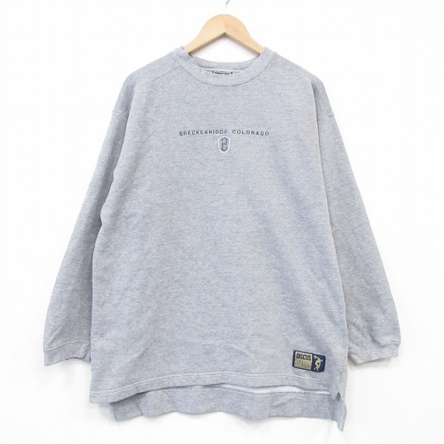 【20%OFF】ディスカス 00s 長袖スウェット B グレー L | 古着