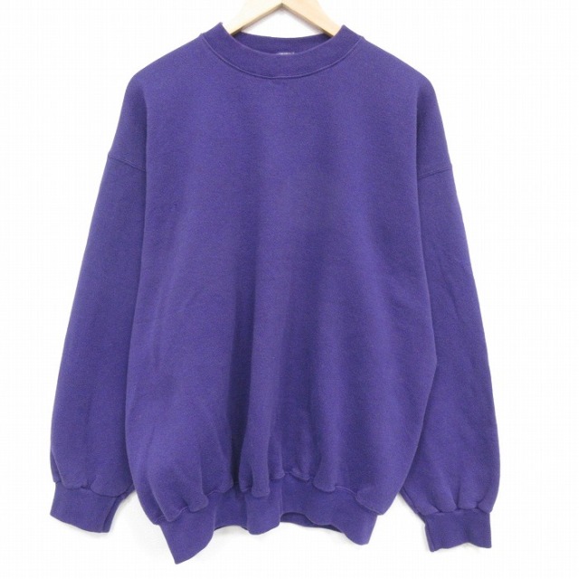 TULTEX 90s 長袖スウェット パープル XL | 古着