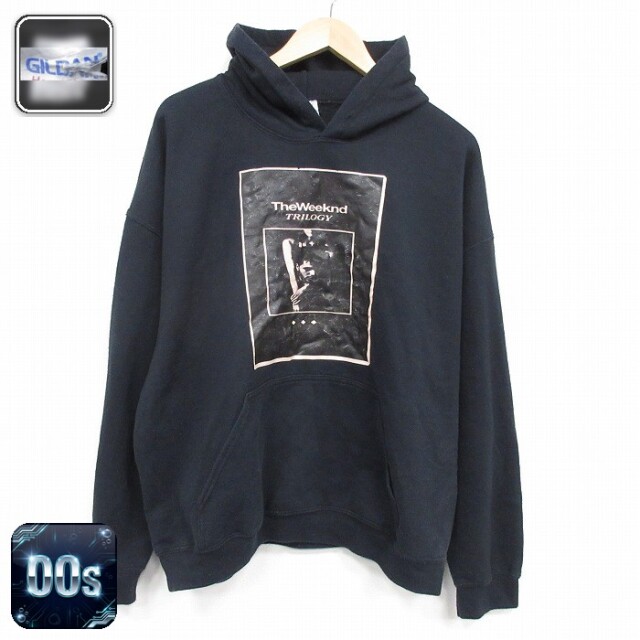 【50%OFF】00s ロックバンドスウェットパーカー ザウィークエンド ブラック XL | 古着