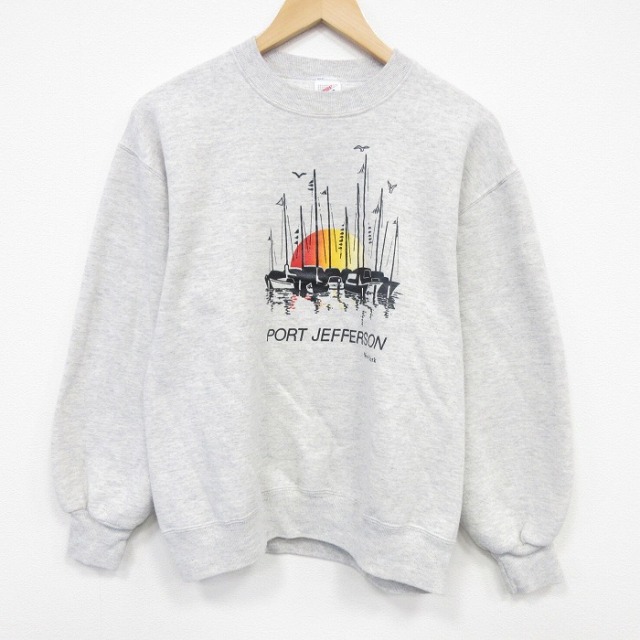 ジャージーズ 90s 長袖スウェット ヨット グレー M | 古着