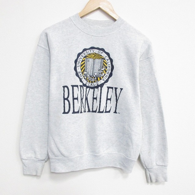 フルーツオブザルーム 90s 長袖スウェット BERKELEY グレー S | 古着