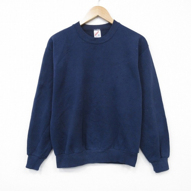 ジャージーズ 90s 長袖スウェット ネイビー M | 古着