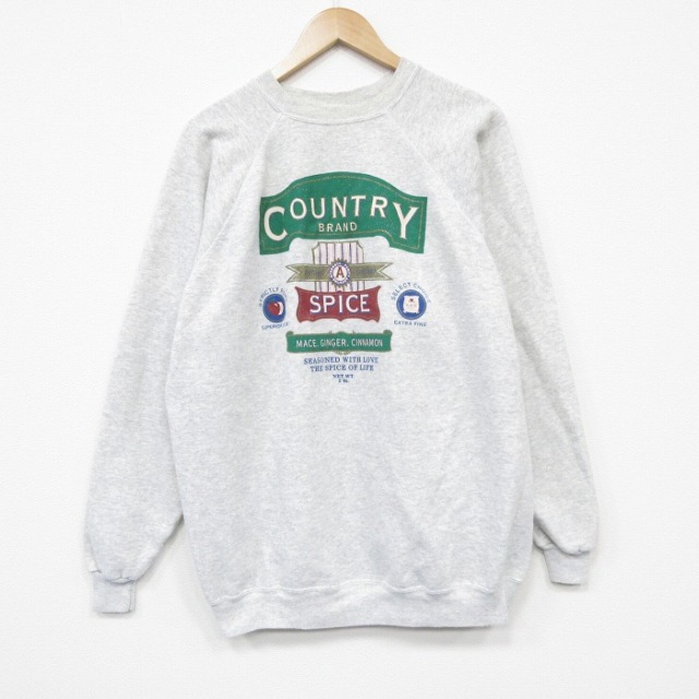 ヘインズ 90s ラグランスウェット SPICE グレー XL | 古着