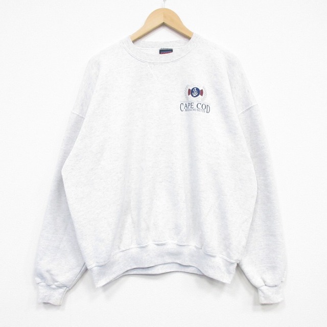 90s 長袖スウェット 霜降り グレー XL | 古着