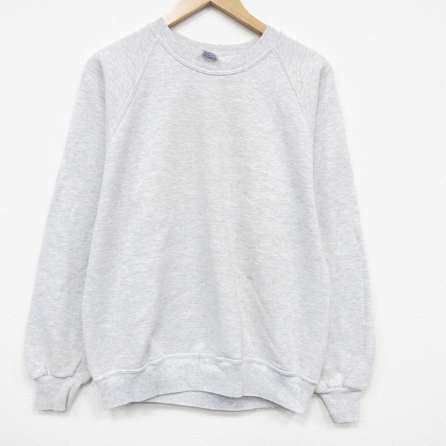 【20%OFF】ジャージーズ 80s 長袖スウェット グレー L | 古着