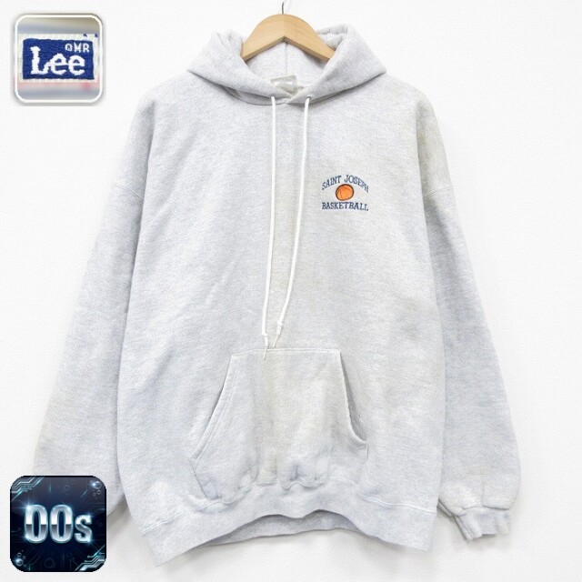 【50%OFF】リー 00s パーカー バスケットボール グレー XL | 古着
