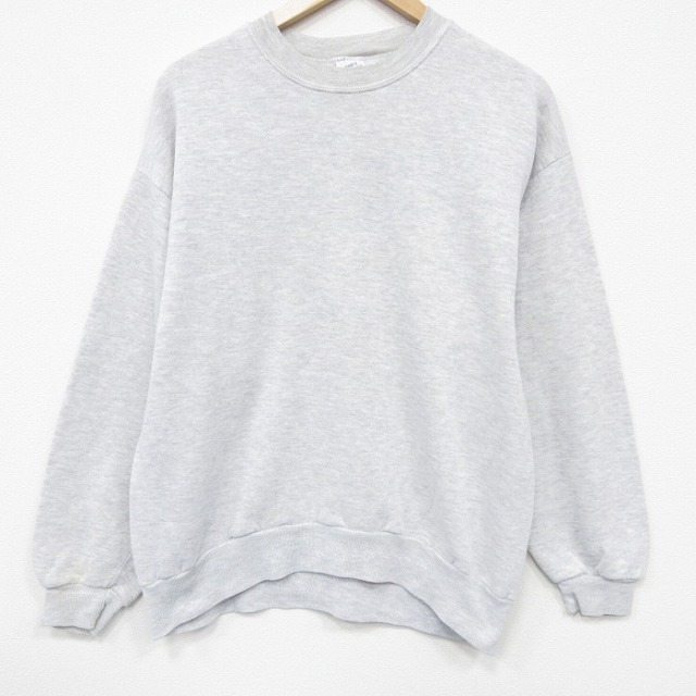 【20%OFF】90s 長袖スウェット グレー L | 古着