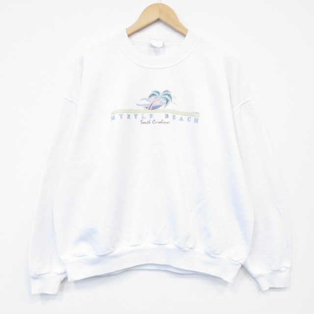 ジャージーズ 00s 長袖スウェット サウスカロライナ ホワイト XL | 古着