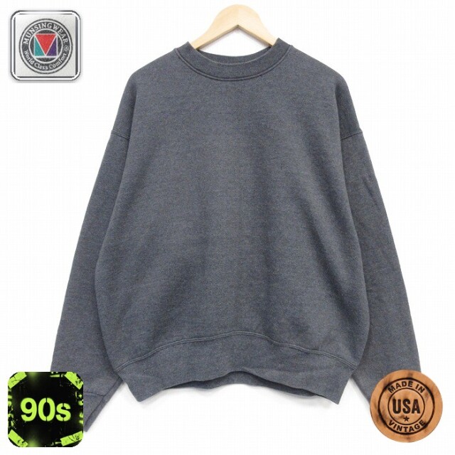 【20%OFF】90s 長袖スウェット グレー メンズXL相当 | 古着