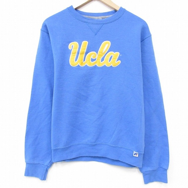 UCLA 刺繍スウェット ライトブルー メンズM相当 | 古着